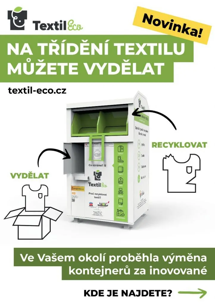 Na třídění textilu můžete vydělat